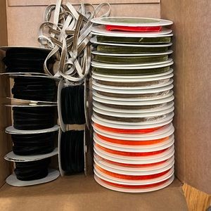 Lot of Vintage Velvet 3/8” Ribbon